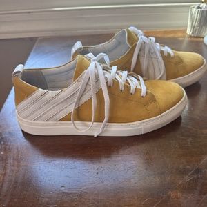 Seychelles yellow suede sneakers 7.5